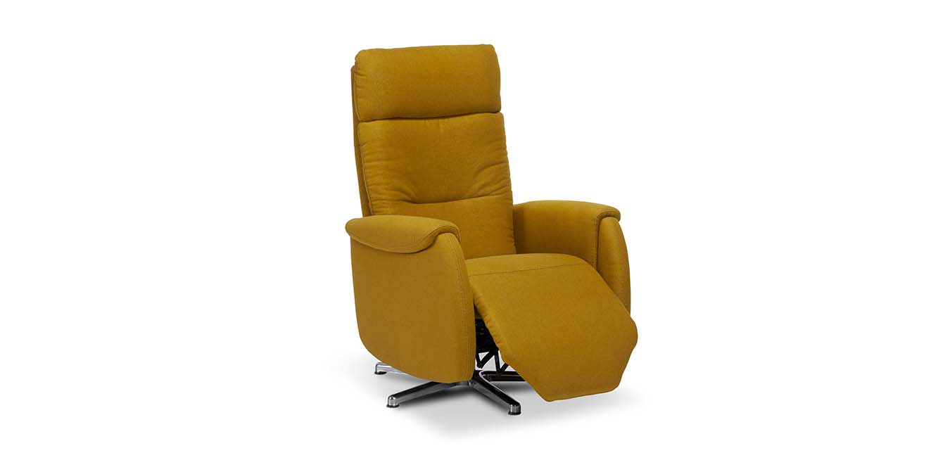fauteuil relaxation jaune