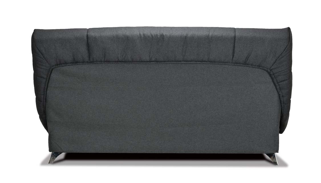 canapé gris de dos