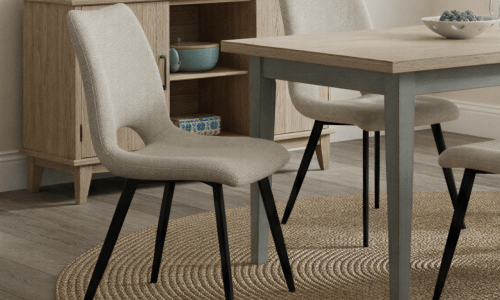 Chaise en tissu CORALIE 1