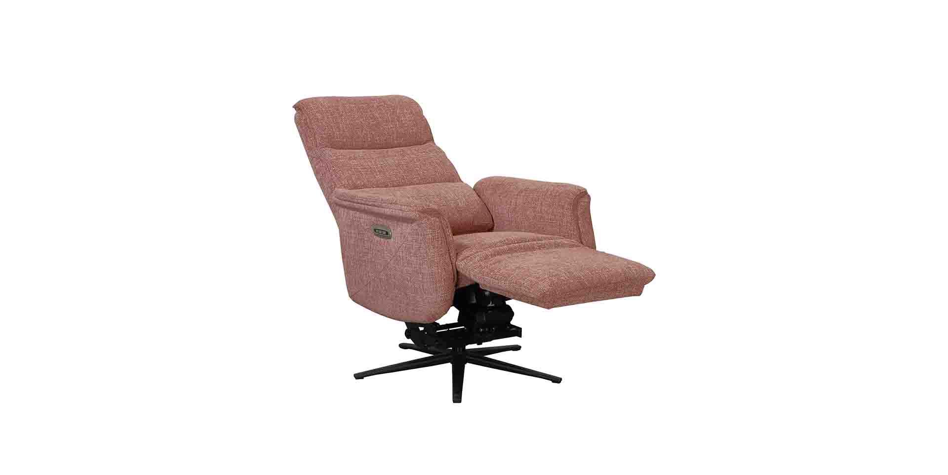 Fauteuil releveur pivotant relax électrique tissu 3 coloris personnalisable.