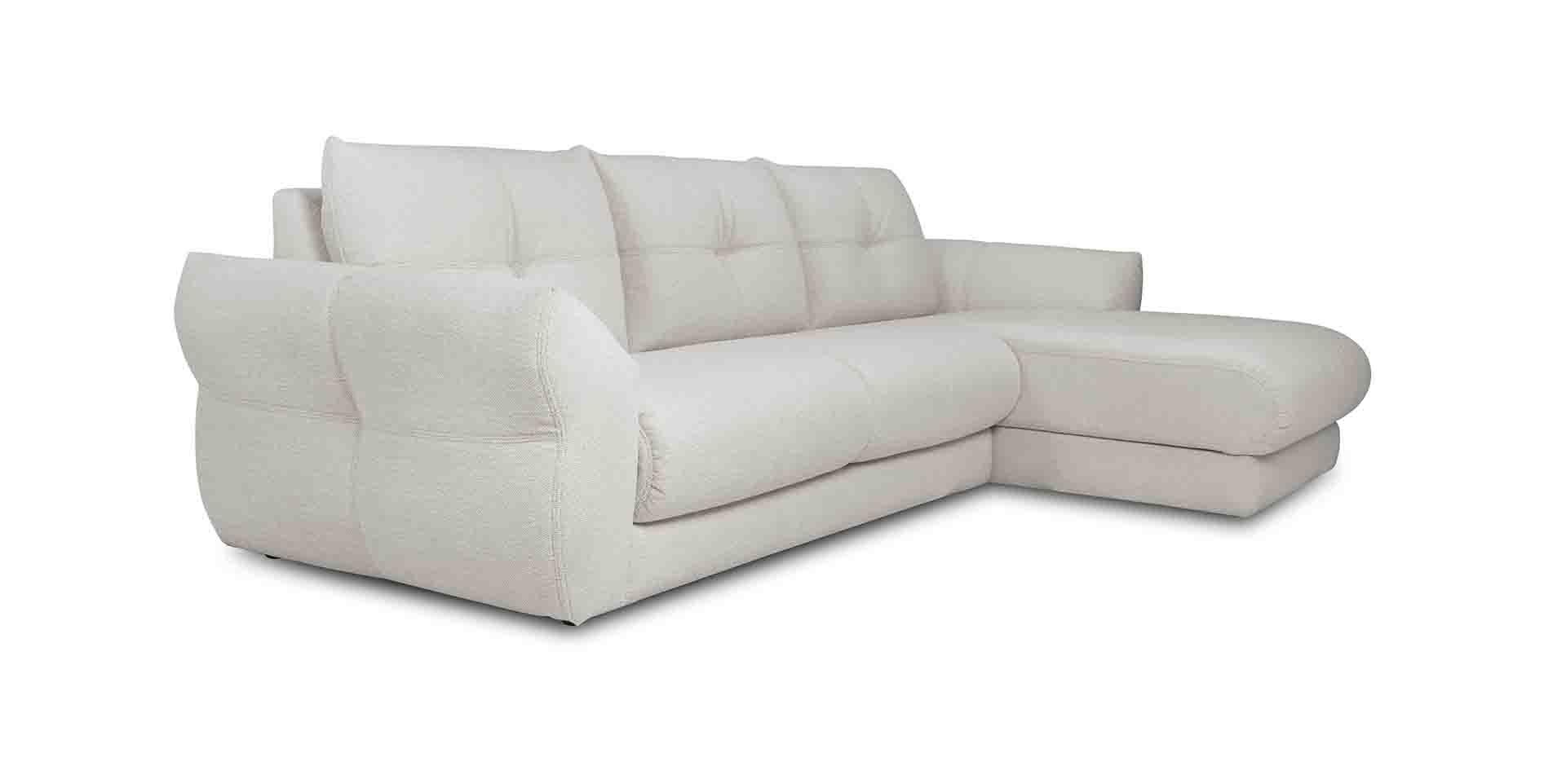 Canapé d'angle contemporain tissu personnalisable made in france