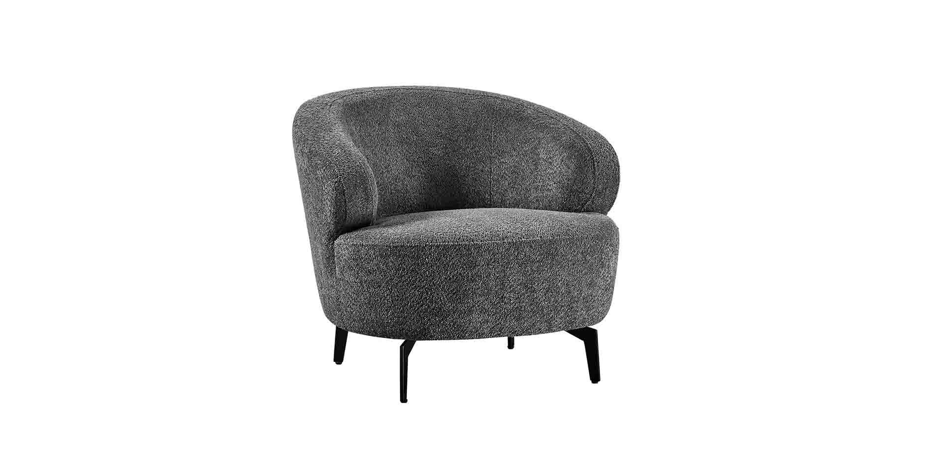 Fauteuil cabriolet contemporain tissu personnalisable