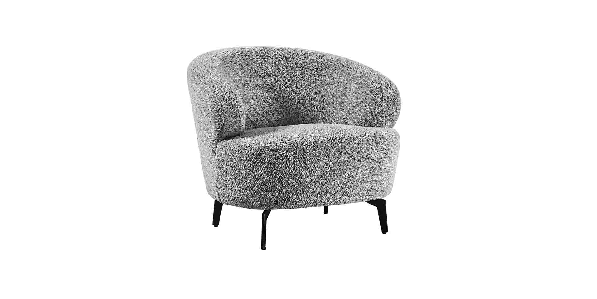 Fauteuil cabriolet contemporain tissu personnalisable