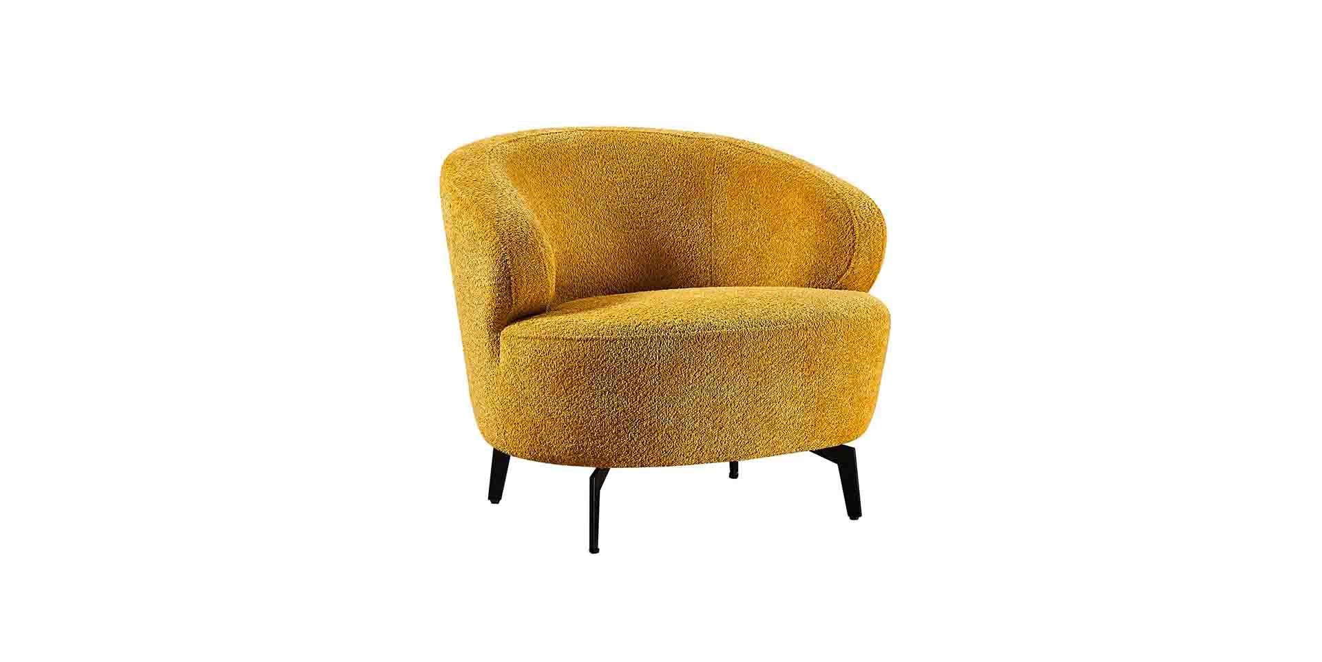 Fauteuil cabriolet contemporain tissu personnalisable