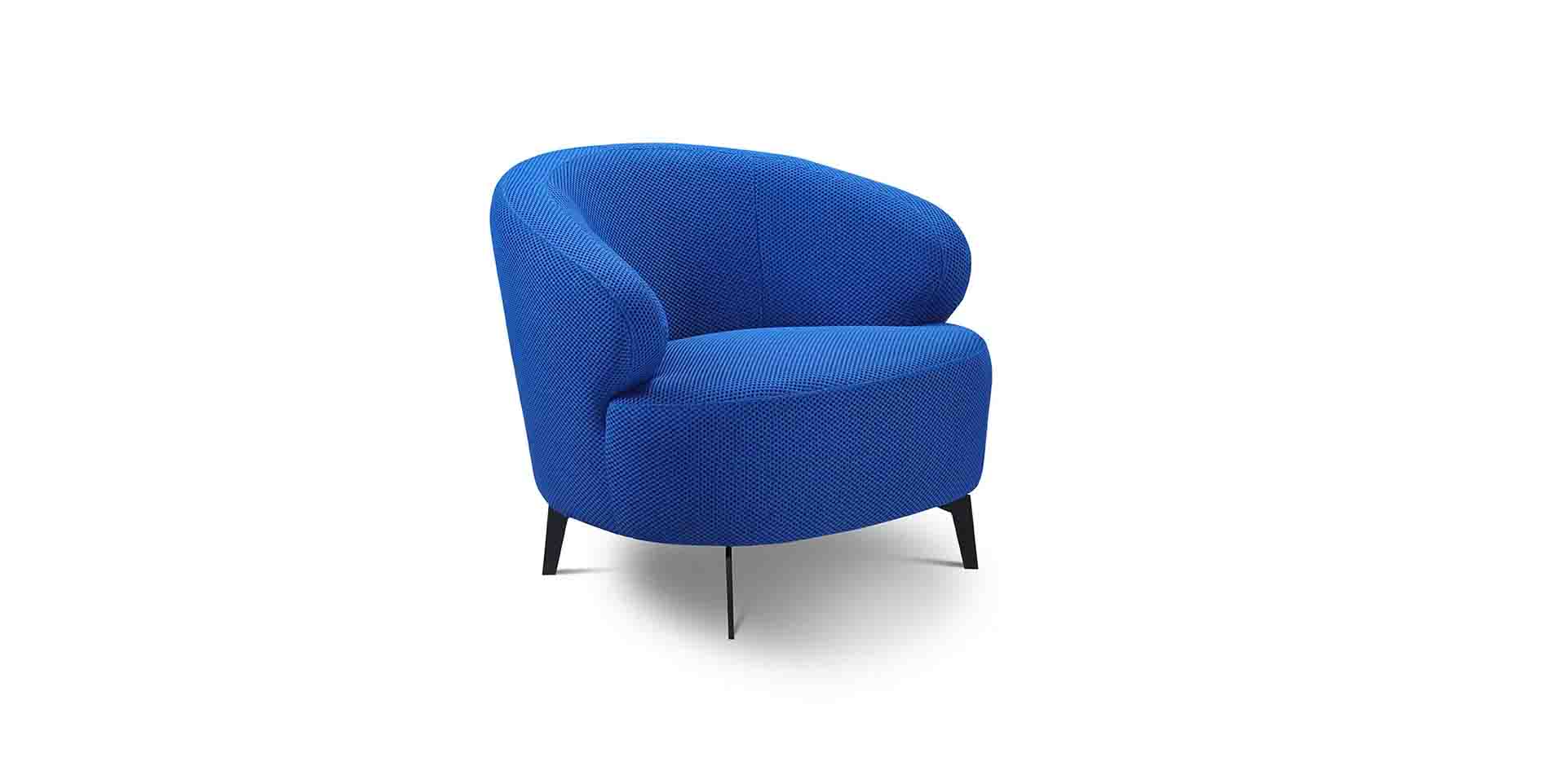 Fauteuil cabriolet contemporain tissu personnalisable
