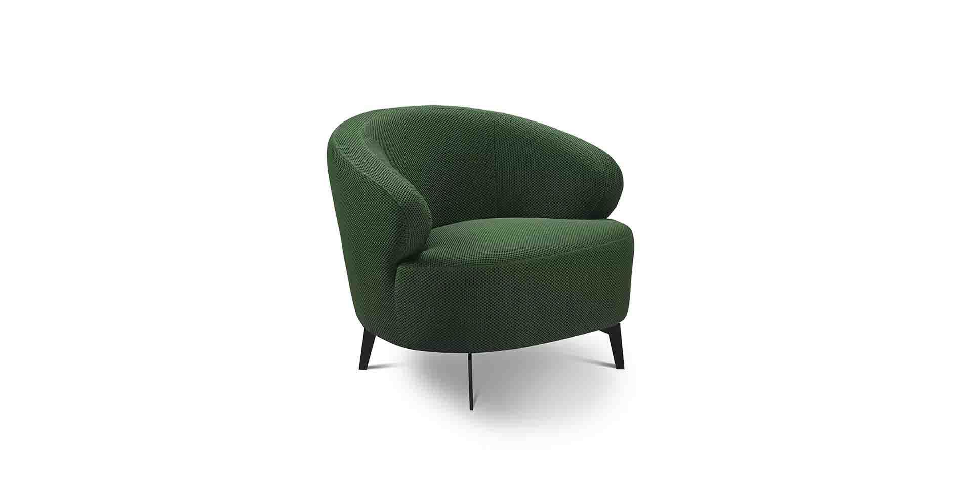 Fauteuil cabriolet contemporain tissu personnalisable