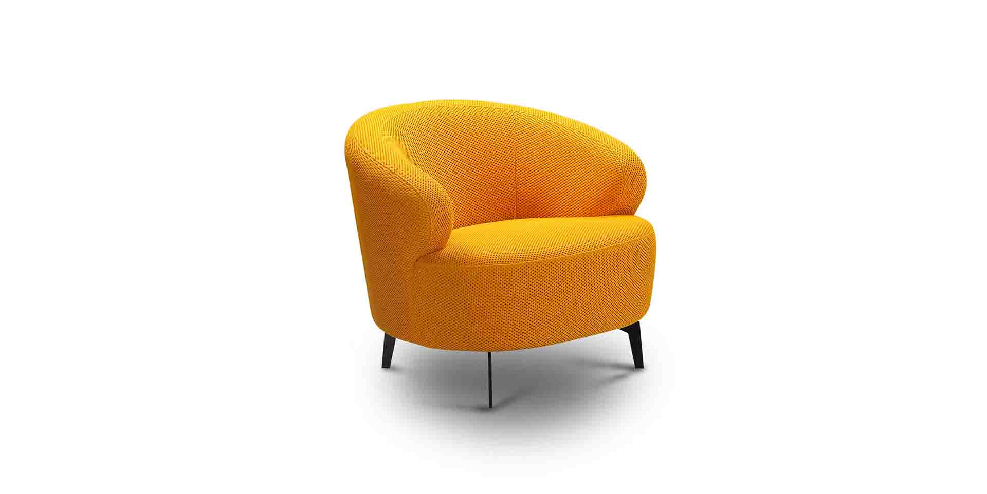 Fauteuil cabriolet contemporain tissu personnalisable