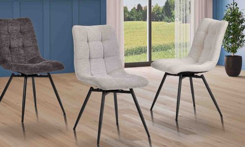Chaise en tissu ANGEL'O 1