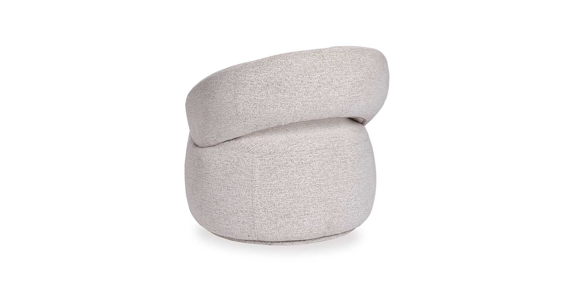 fauteuil pivotant 360° moderne tissu