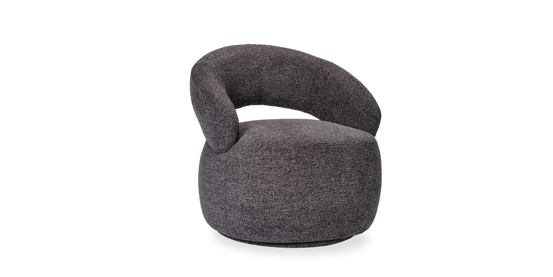 fauteuil pivotant 360° moderne tissu