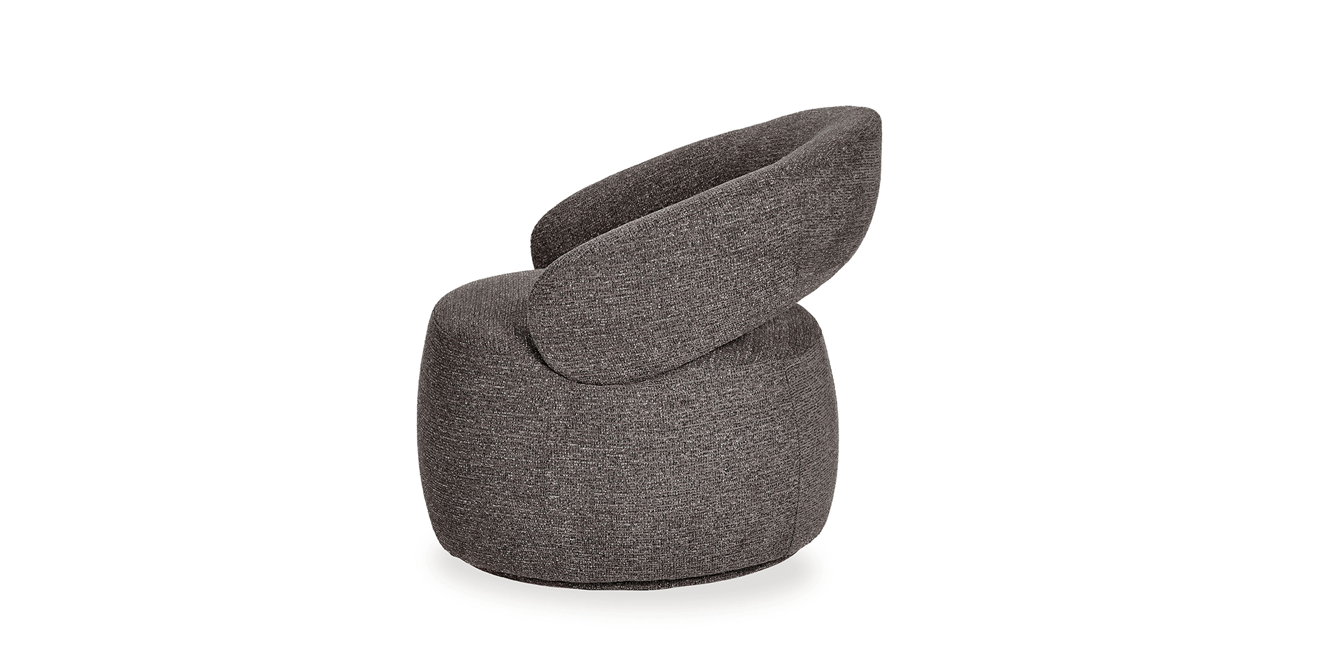 fauteuil pivotant 360° moderne tissu