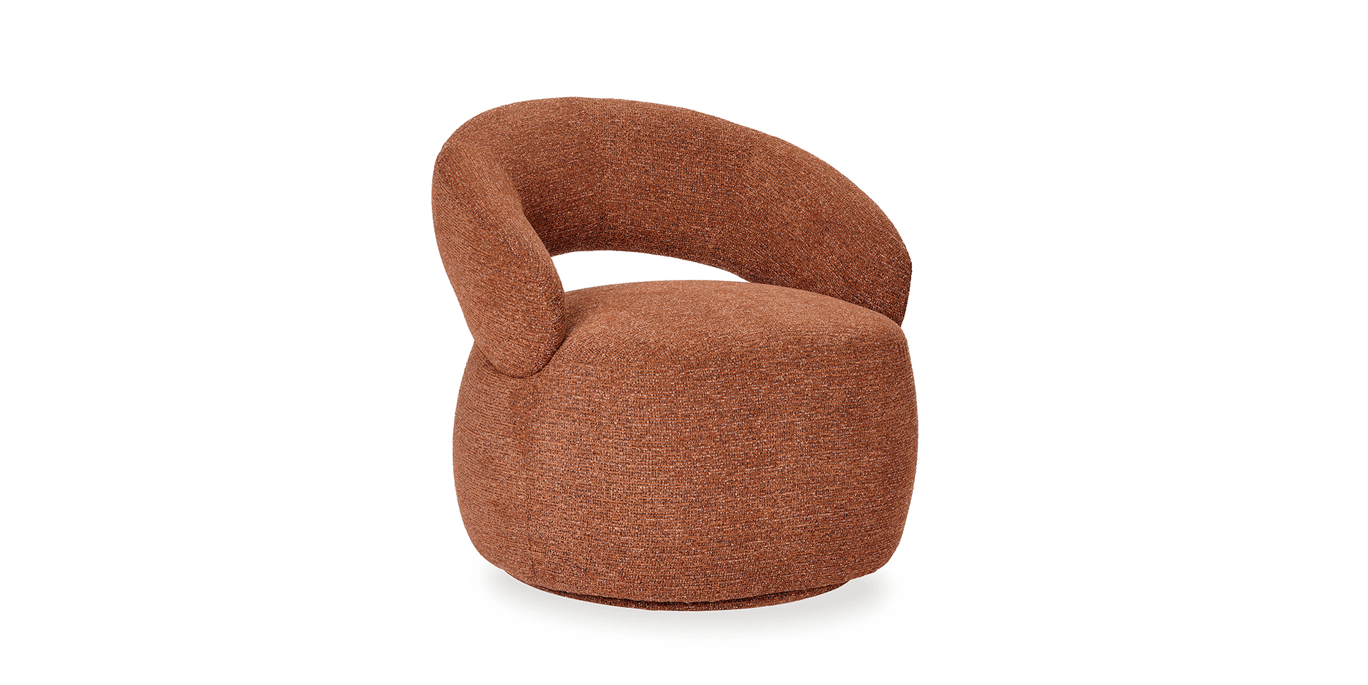 fauteuil pivotant 360° moderne tissu