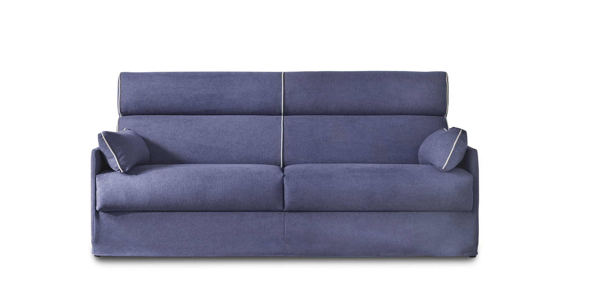 canapé tissu convertible renversement dossier haut de gamme