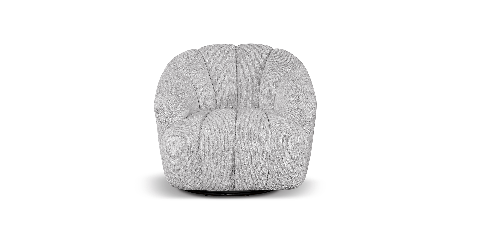 fauteuil pivotant 360° assise enveloppante tissu haut de gamme