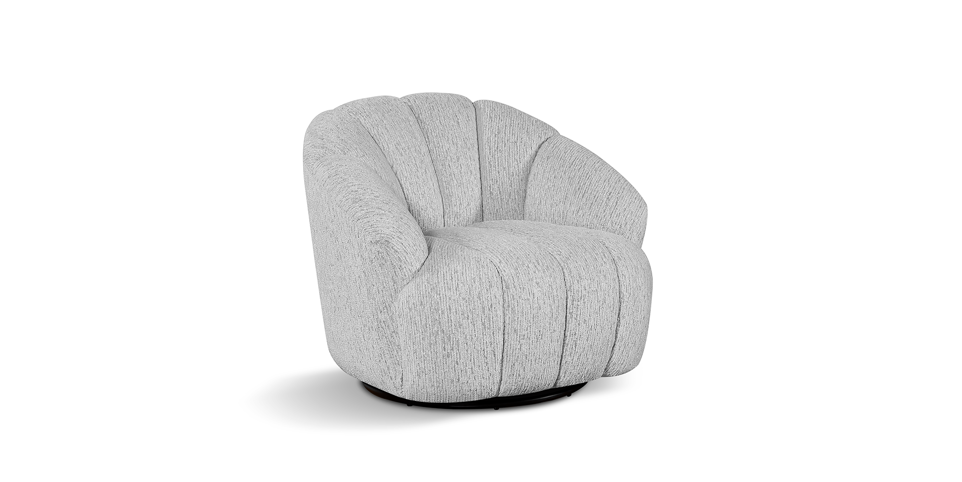 fauteuil pivotant 360° assise enveloppante tissu haut de gamme